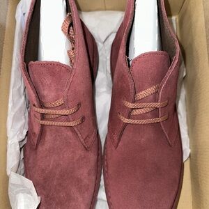 Clarks Bushacre 2 Men's Boots Wine Suede Size 7M